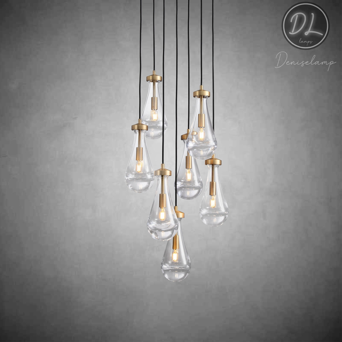 Seaward Raindrop Modern Exquisite Glass round chandelier 18"/36"/47"/60"