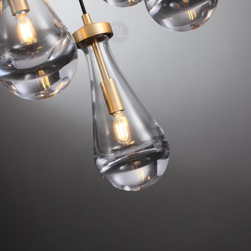 Seaward Raindrop Modern Exquisite Glass round chandelier 18"/36"/47"/60"