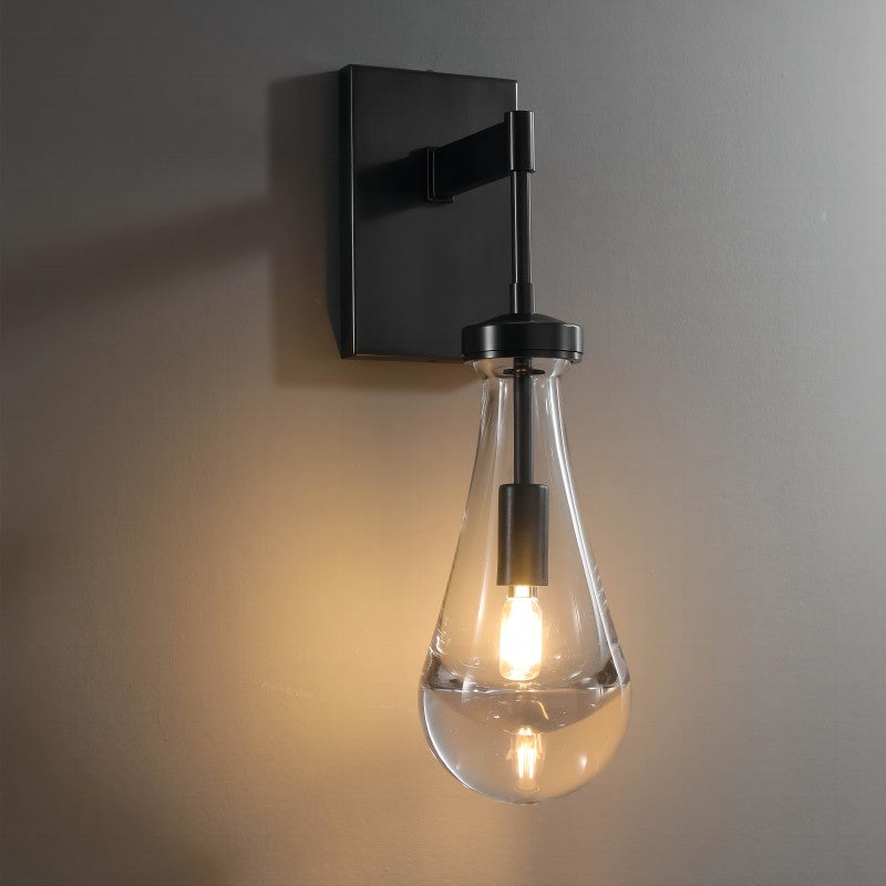 Seaward Modern Raindrop Rod Wall Sconce For Living Room, Bedroom