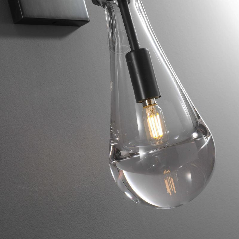 Seaward Modern Raindrop Rod Wall Sconce For Living Room, Bedroom