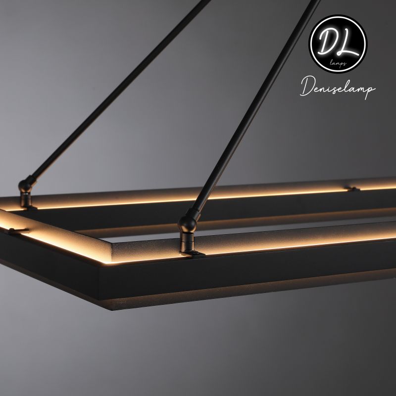 Radiant Rectangular Chandelier 50"