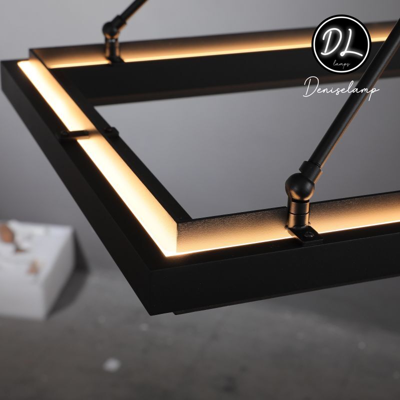 Radiant Rectangular Chandelier 50"
