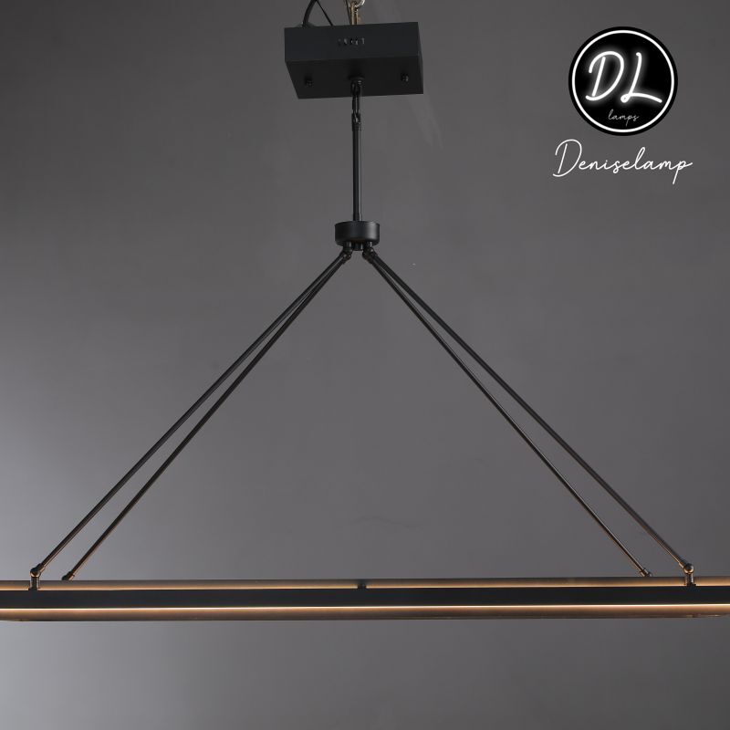 Radiant Rectangular Chandelier 50"
