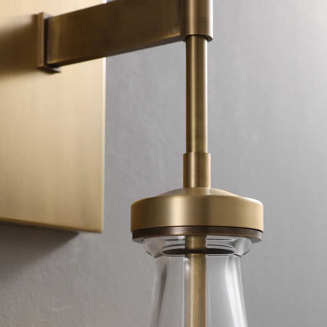 Seaward Modern Raindrop Rod Wall Sconce For Living Room, Bedroom