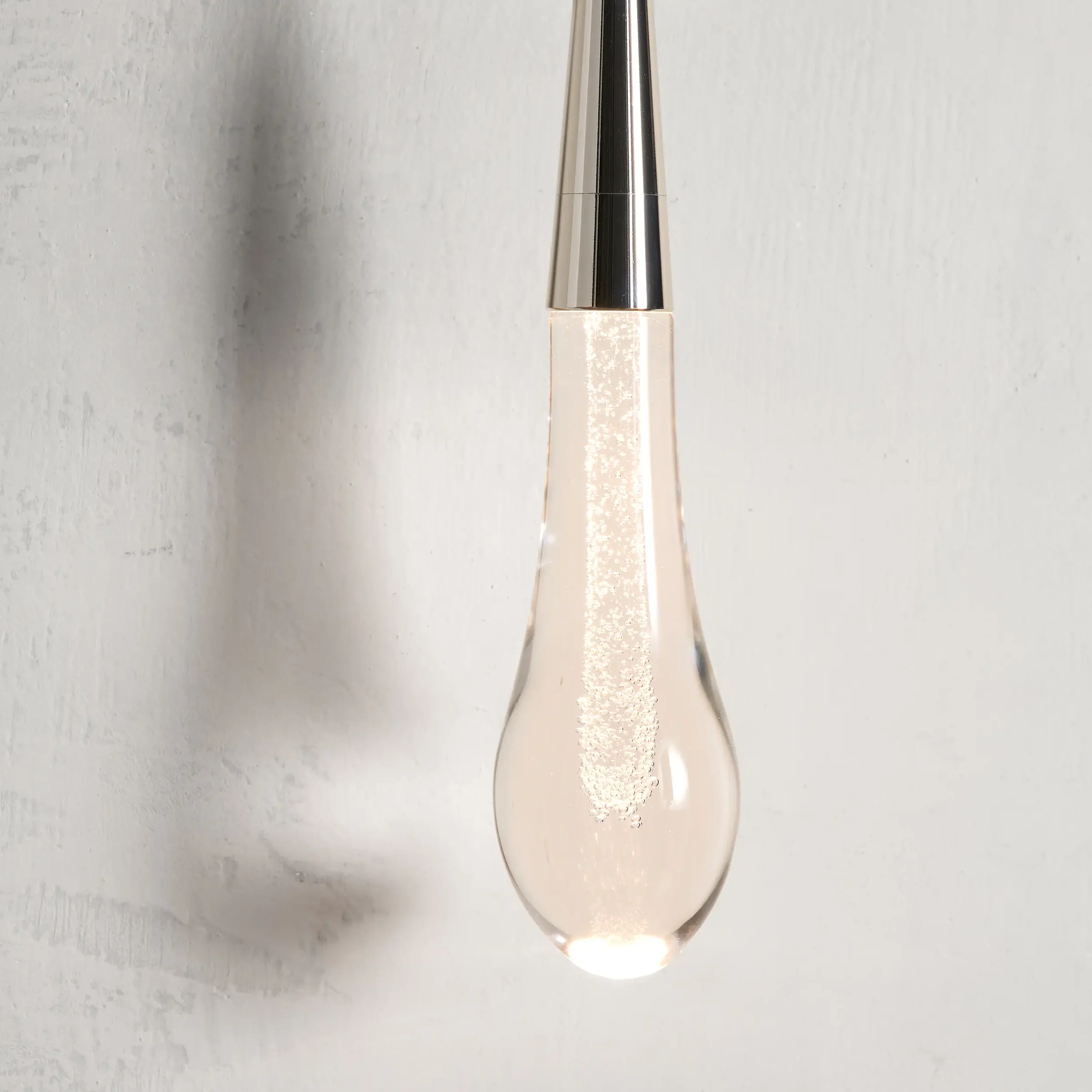Denise Raindrop Glass Solitaire Wall Sconces For Bedroom