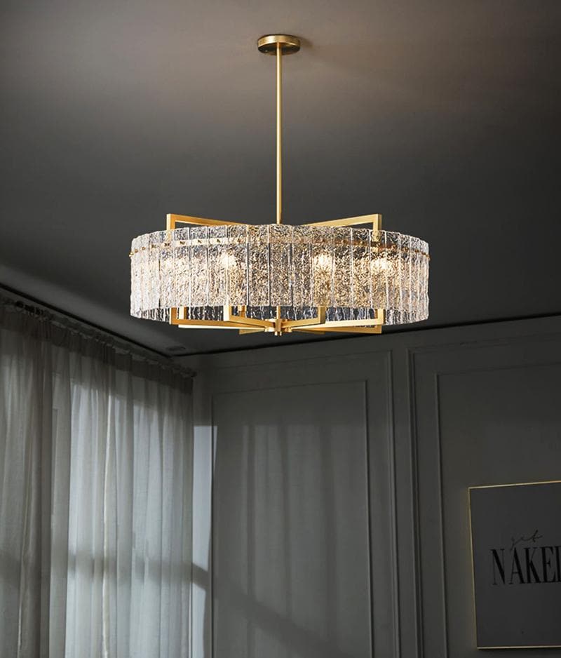 Flake Crystal Round chandelier