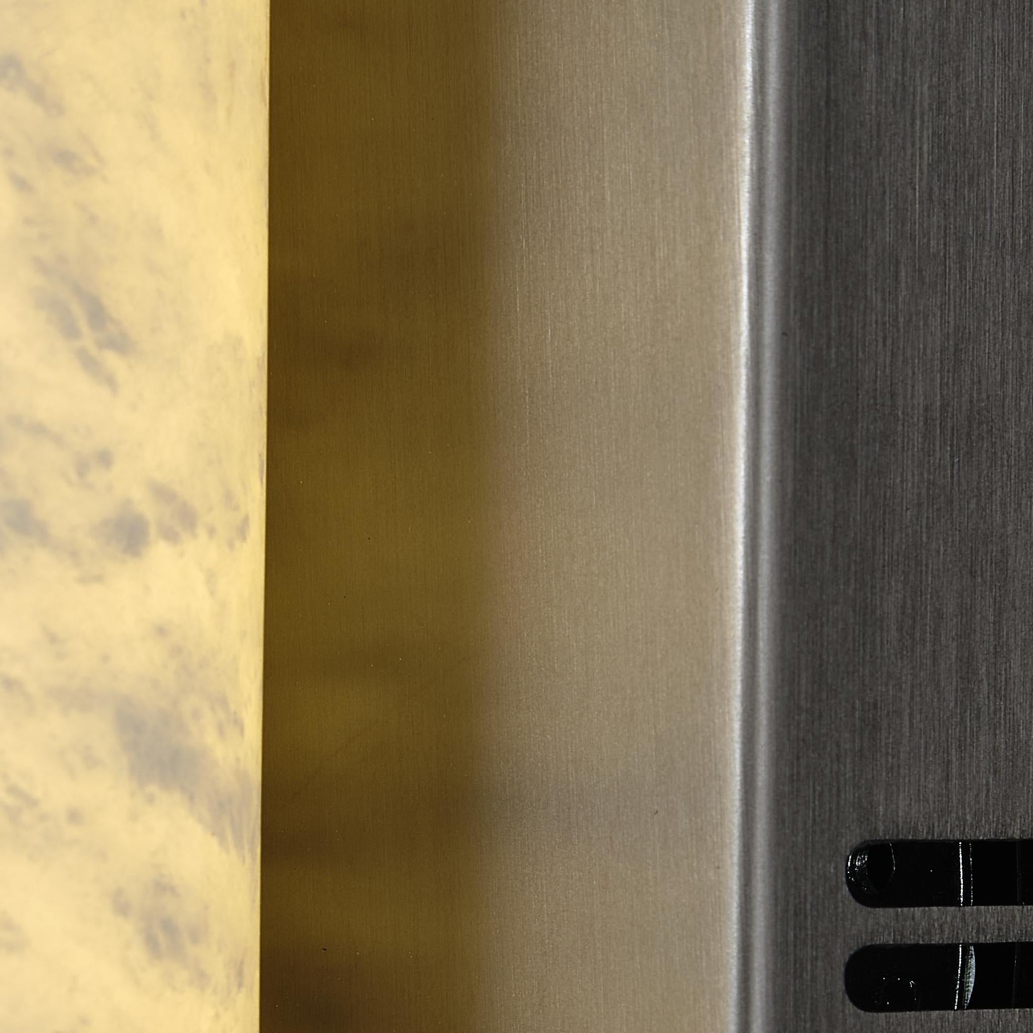 Solid Alabaster Grand Sconce