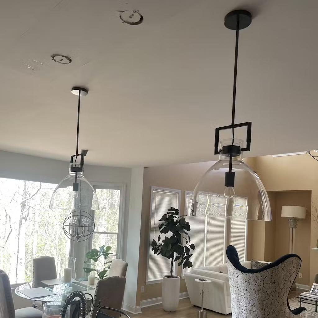 MechFriction K9 Glass Cloche Pendant Light 10"/14"/18"