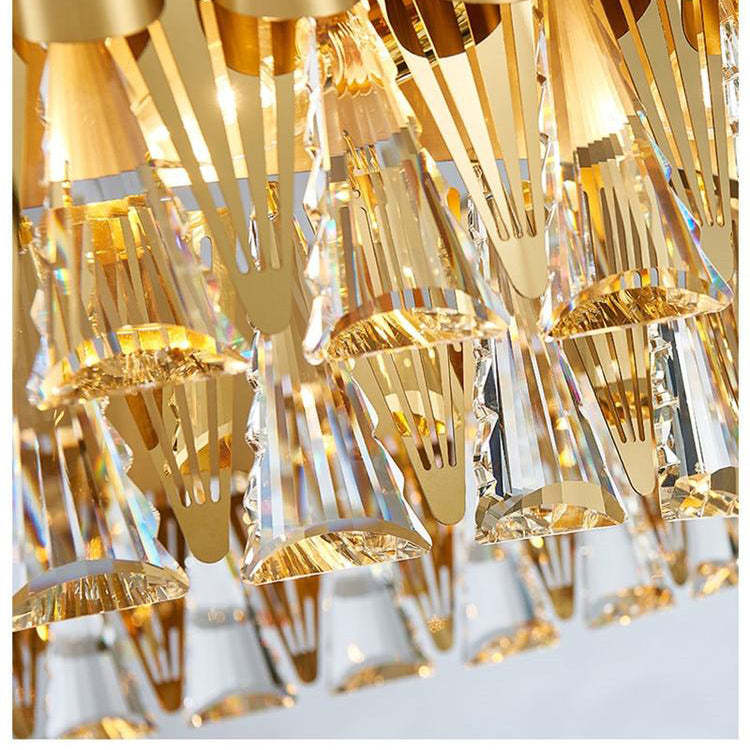 Denise Bobon Stavro Crystal Chandelier