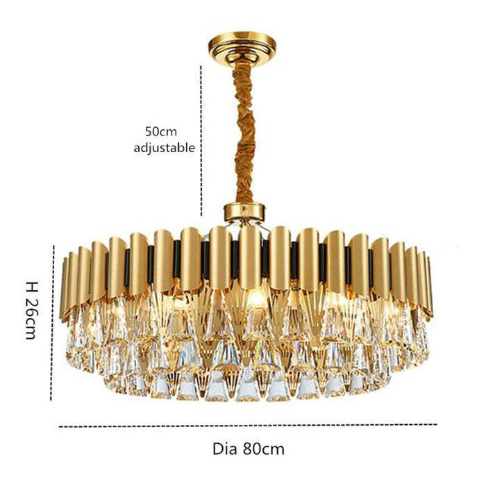 Denise Bobon Stavro Crystal Chandelier