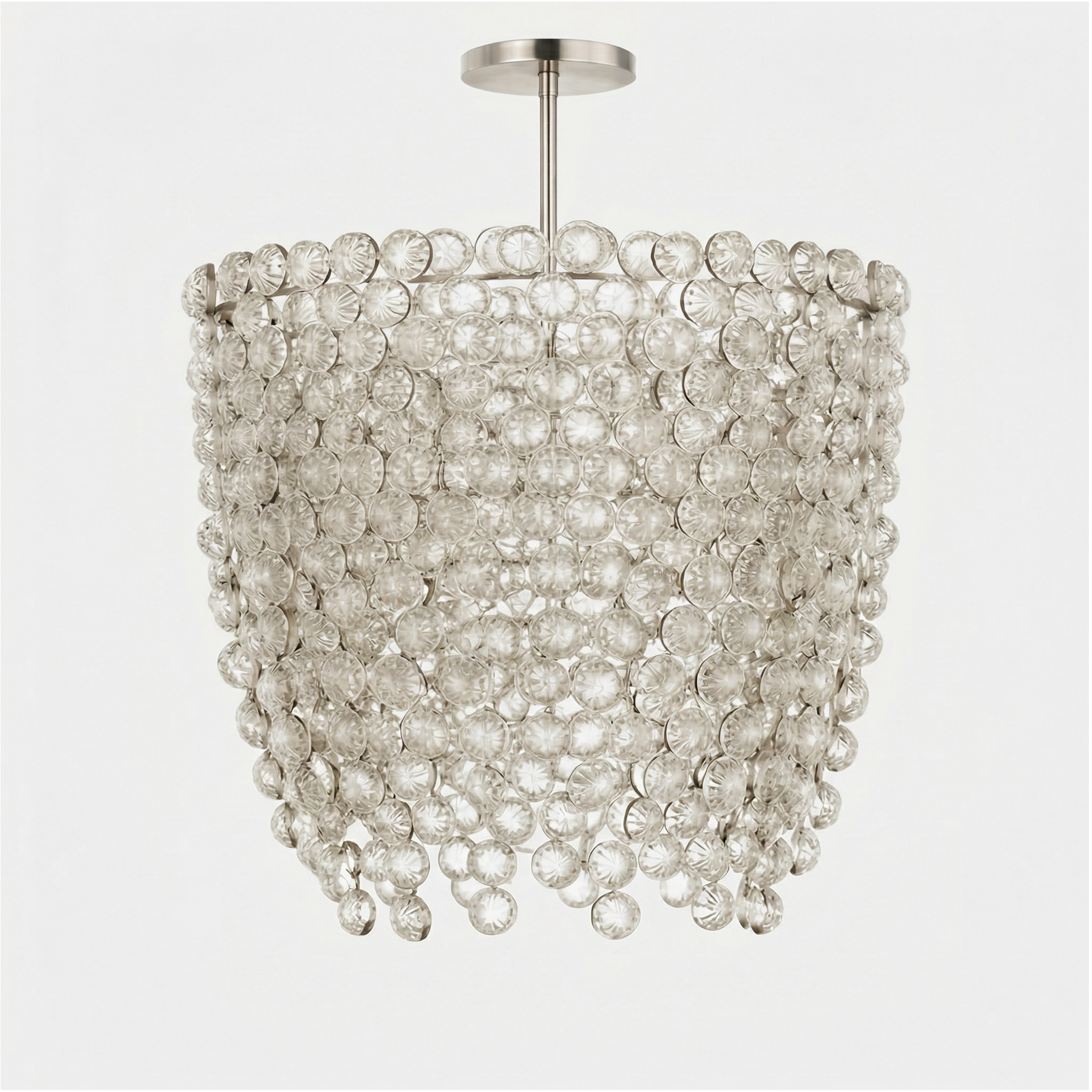 Cascading Crystal Drum Chandelier – Deniselamp