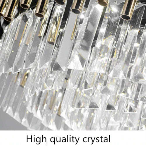 Denise Bobon Flush Mount Crystal Chandelier