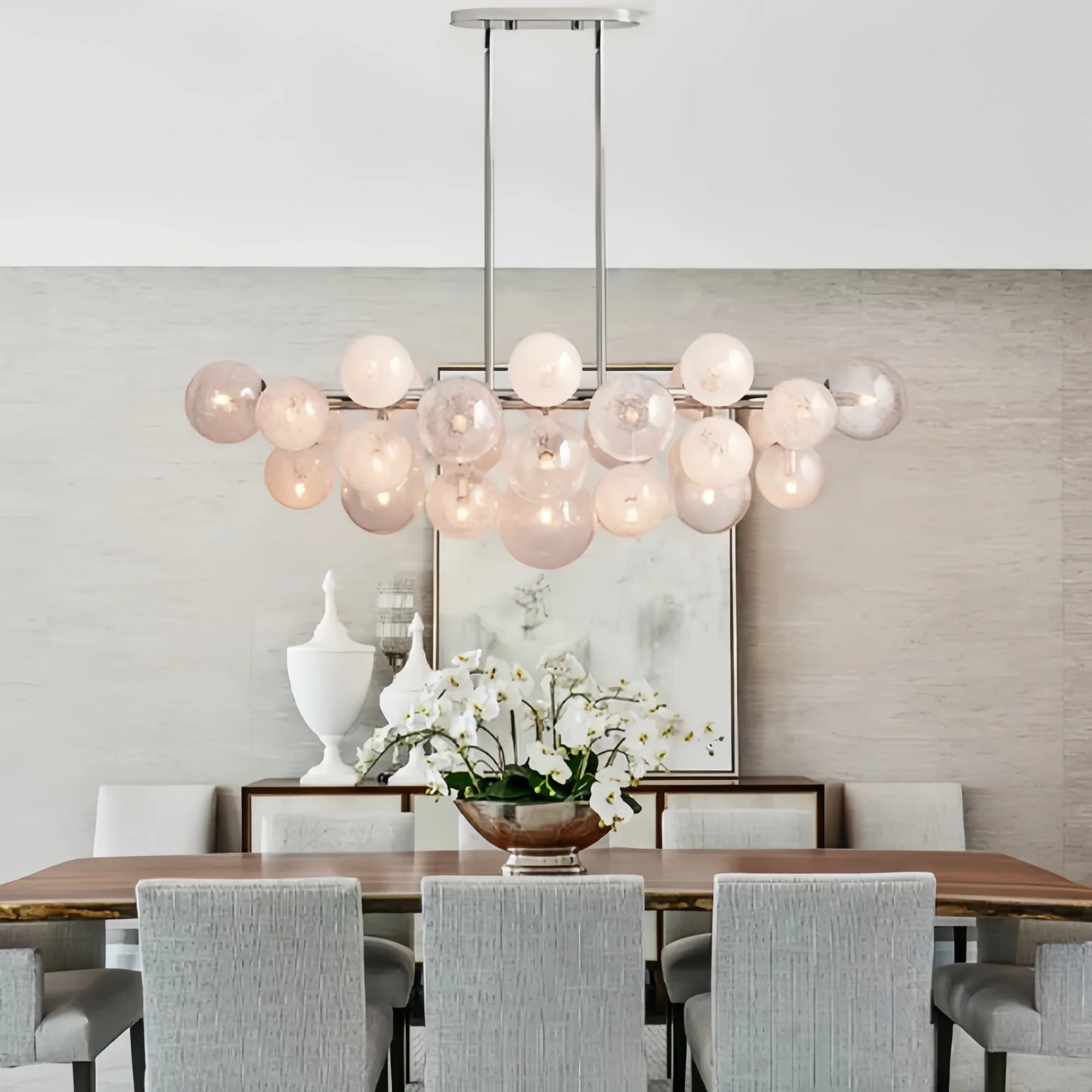 Denise Cridty Mandoza Linear Chandelier