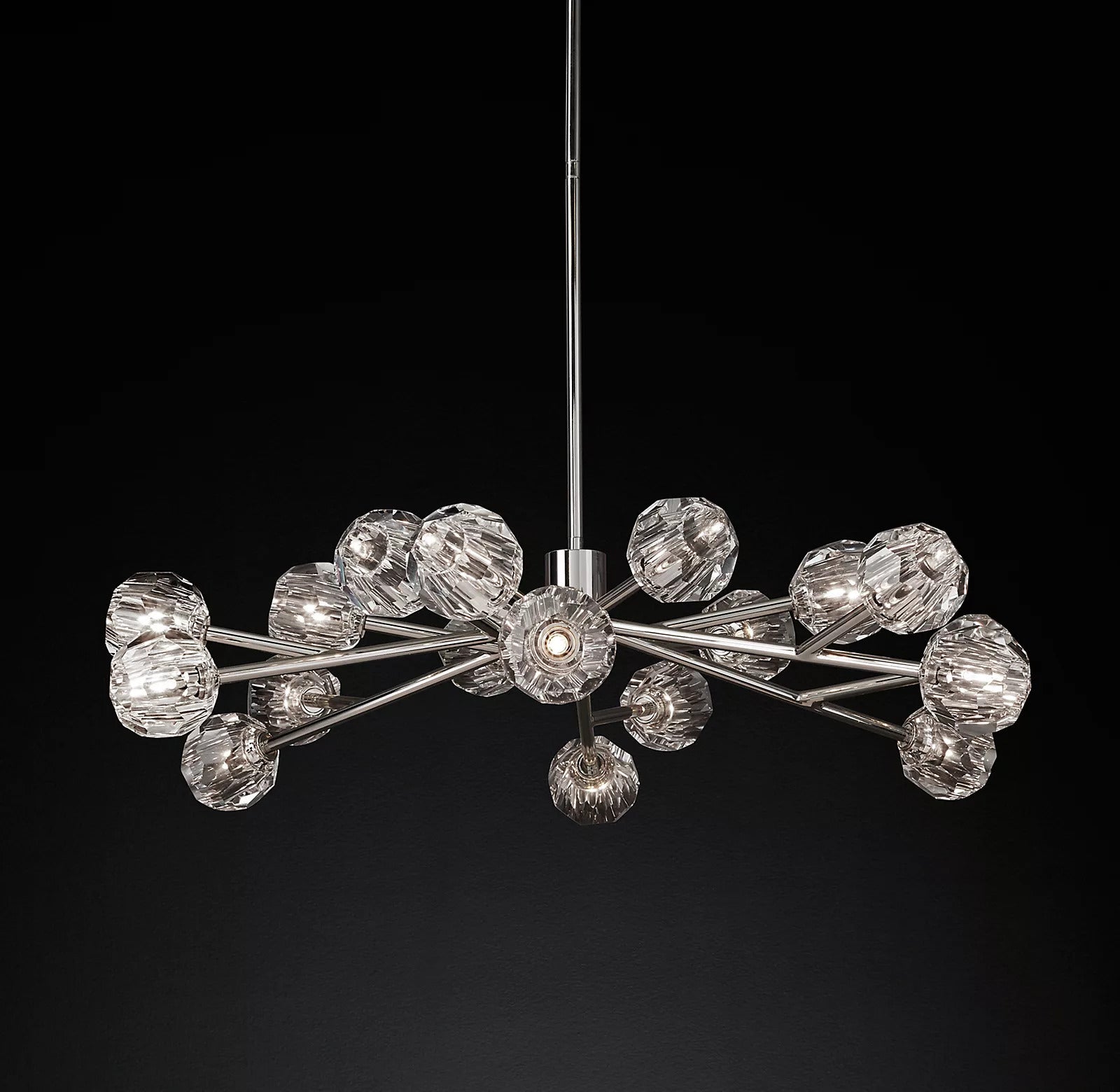 BOUBLE Crystal Ball Modern Round Chandelier 48"