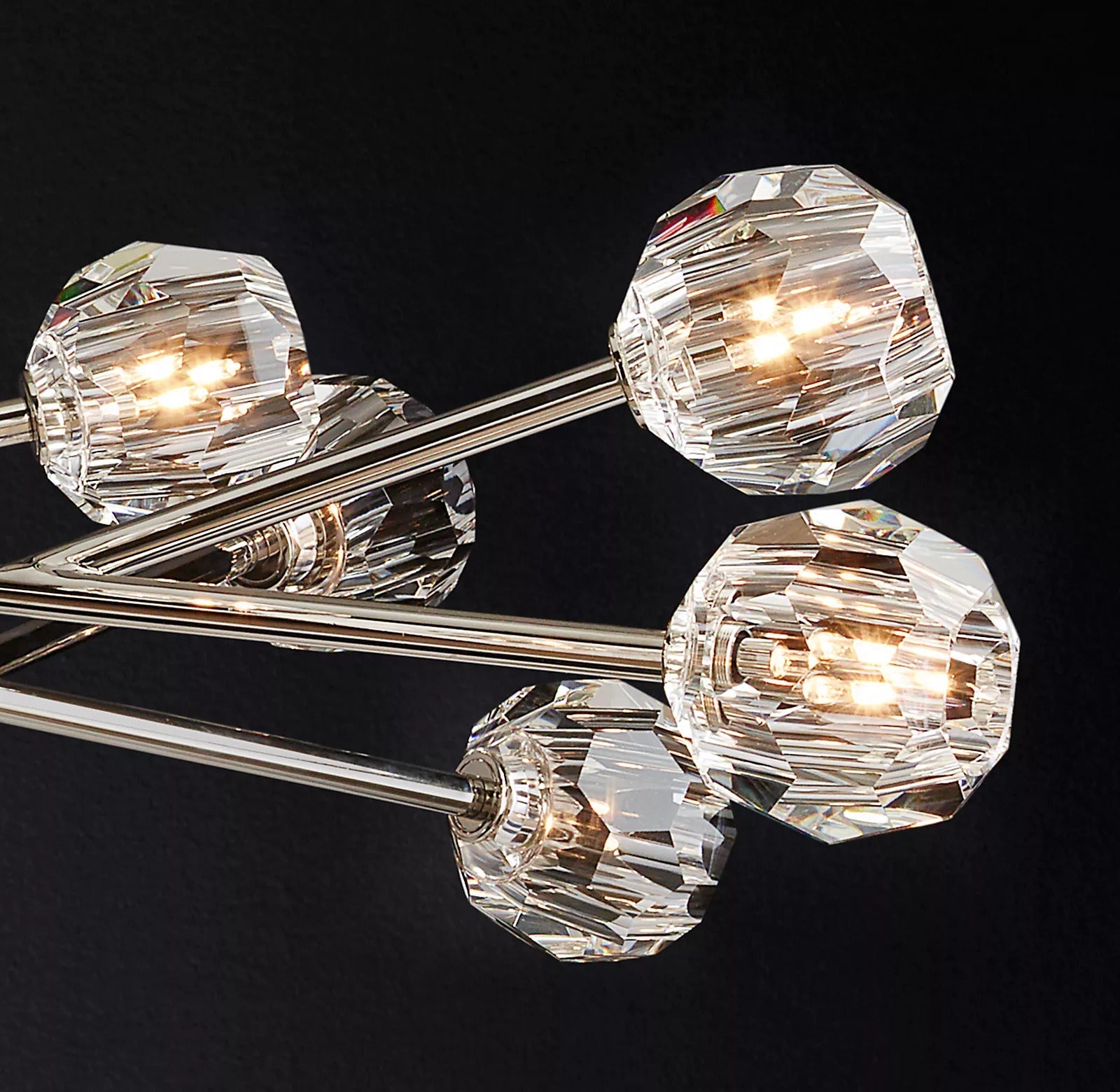 BOUBLE Crystal Ball Modern Round Chandelier 48"