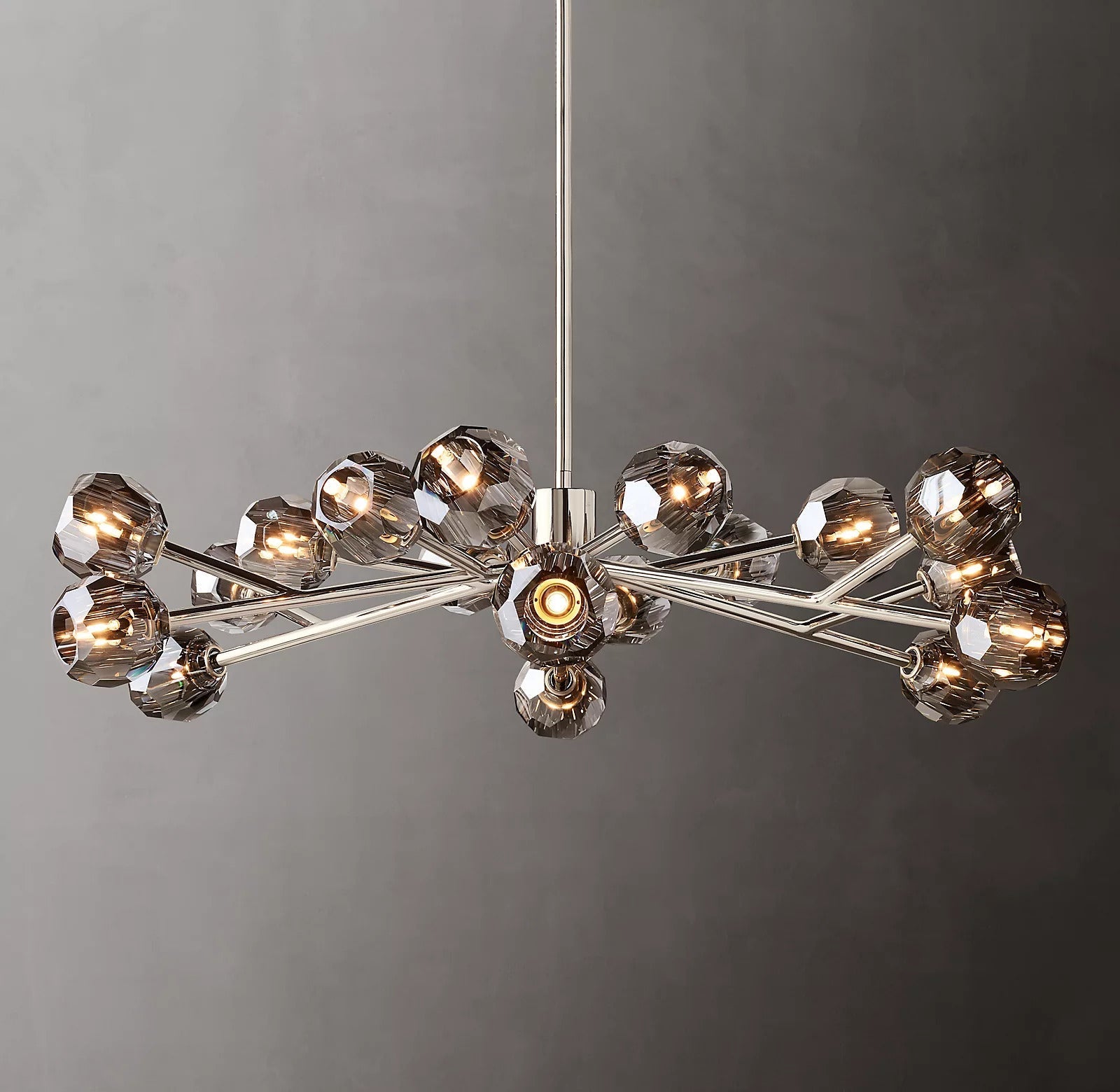 BOUBLE Crystal Ball Modern Round Chandelier 48"