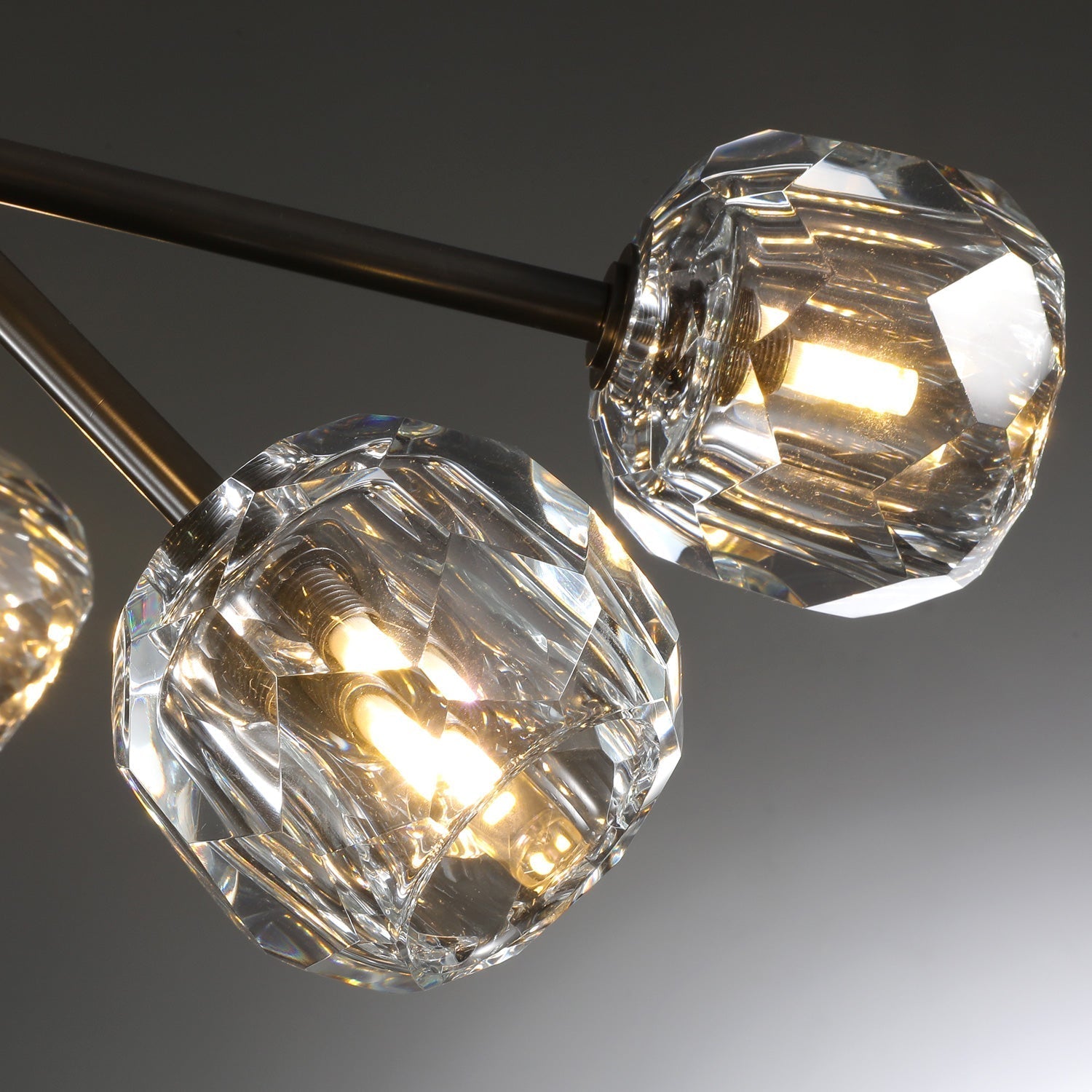 BOUBLE Crystal Ball Modern Round Chandelier 48"
