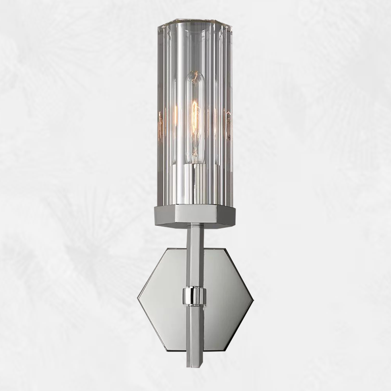 Lambo Modern Hexagonal Wall Sconce