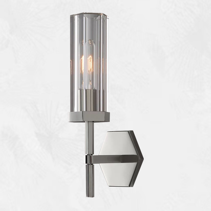 Lambo Modern Hexagonal Wall Sconce