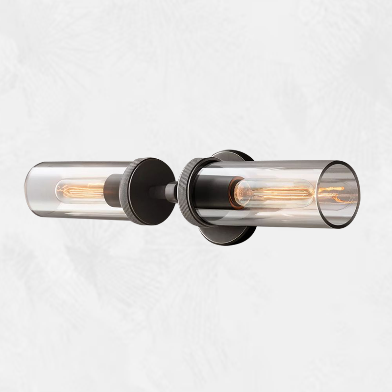 Lambo Knurled Linear Sconce for living room and bedroom