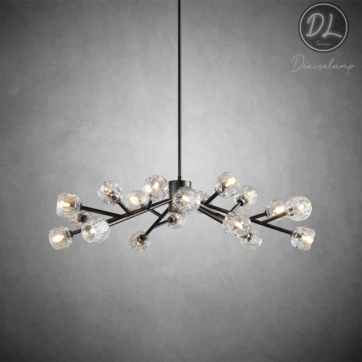 Dawn- Modern Design Niche Unique Hexagonal Crystal Chandelier