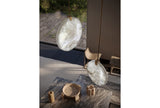 Nirvana Real Alabaster Disc Pendant Light, Pendant Lamp For Hallway, Staircase