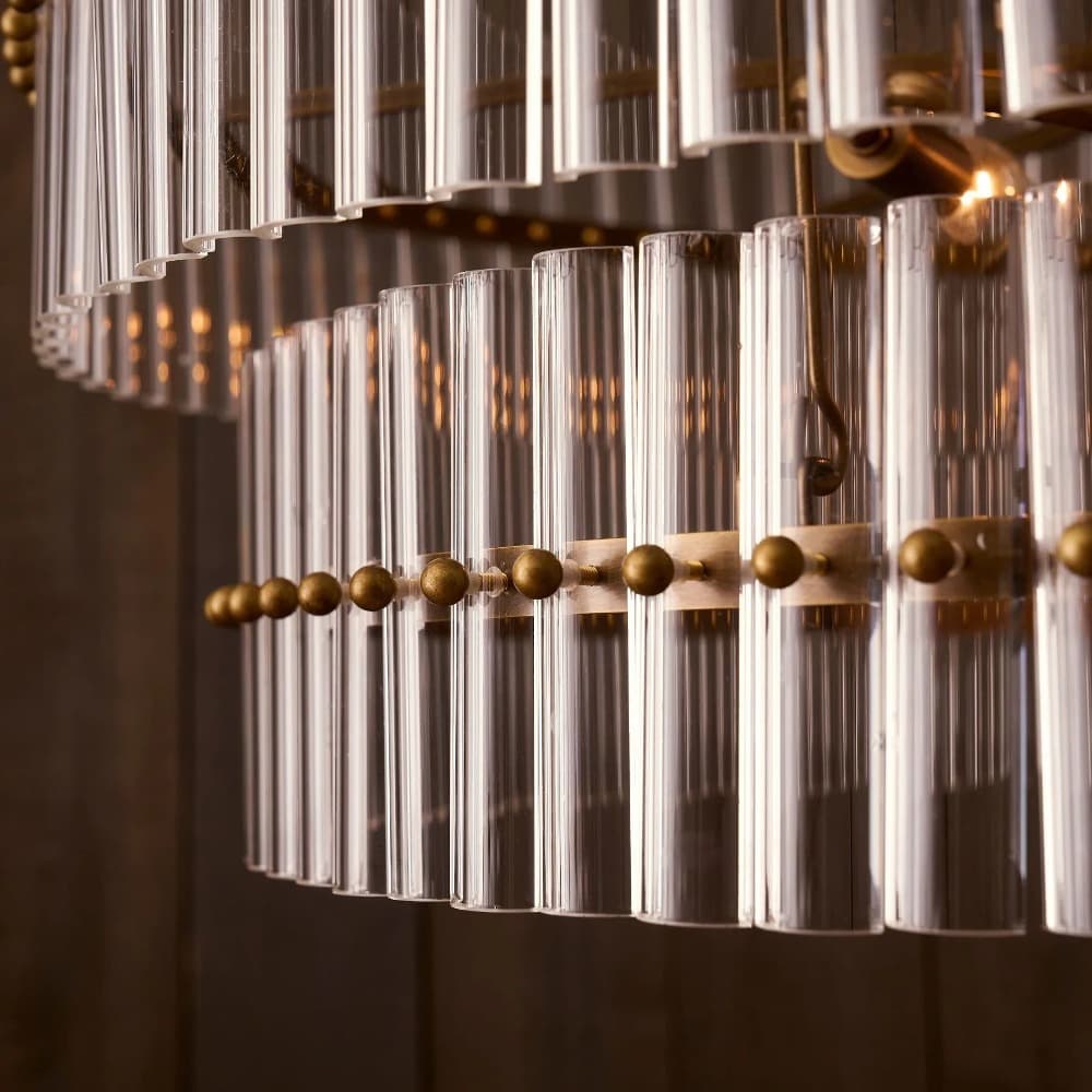 Mall Crystal Round Chandelier