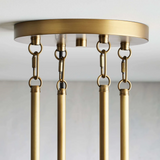 Andreas Modern Glass Round Chandelier