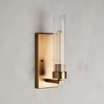 Andreas Modern Glass Wall Sconce 1 Light