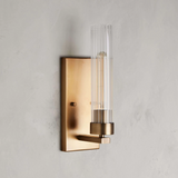 Andreas Modern Glass Wall Sconce 1 Light