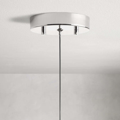 Denise Raindrop Glass Solitaire Single Pendant Light