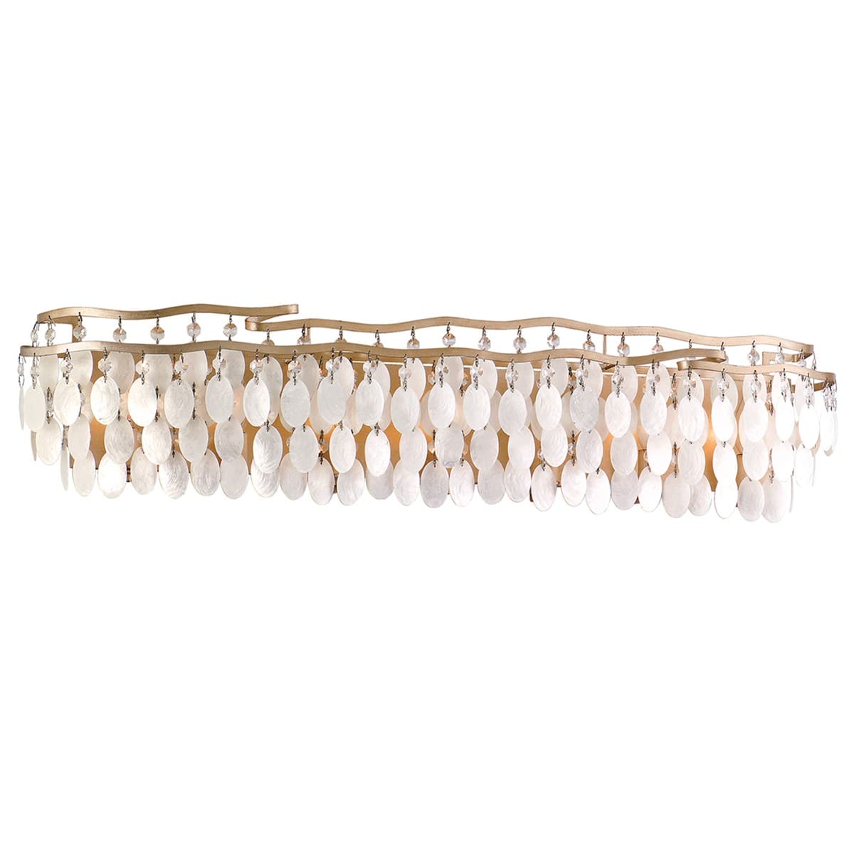 Dolcy Shell With Crystal Vanity Light