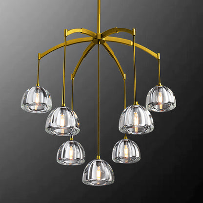 Aurora Modern Glass Round Chandelier 36''/48"/60''