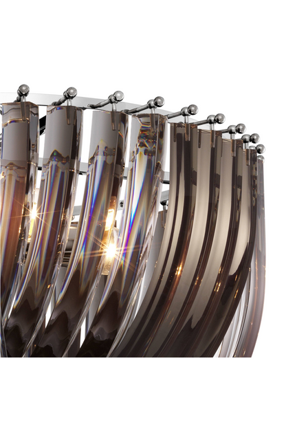 Lucite Loop Chandelier | Eichholtz Murano | OROA TRADE
