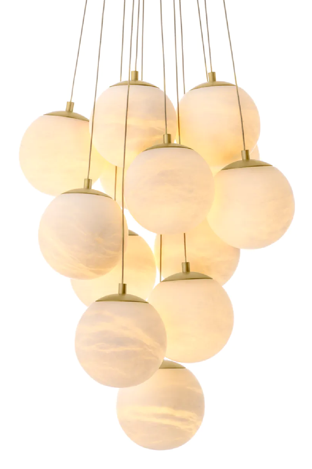 Brass Alabaster Chandelier | Eichholtz Sphinx | Oroatrade.com