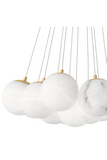 Brass Alabaster Chandelier | Eichholtz Sphinx | Oroatrade.com