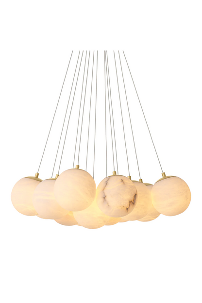 Brass Alabaster Chandelier | Eichholtz Sphinx | Oroatrade.com