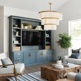 Windham Alabaster 3 Tier Chandelier