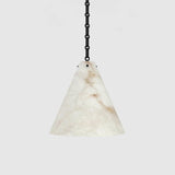 Contemporary Lucca Large Alabaster Pendant Light For Kitchen Island, Living Room