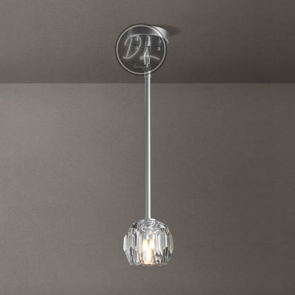 Damn- Modern Design Niche Unique Hexagonal Crystal Ball Pendant Lighting( Cord/rod )