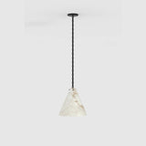 Contemporary Lucca Large Alabaster Pendant Light For Kitchen Island, Living Room