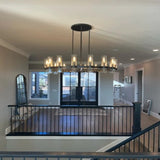 Crystalline Round Chandelier For Art Blown Glass 72"
