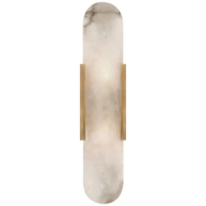 Culoud Elongated Alabaster Wall Sconce