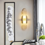 Culoud Elongated Alabaster Wall Sconce