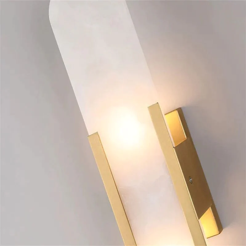 Culoud Elongated Alabaster Wall Sconce