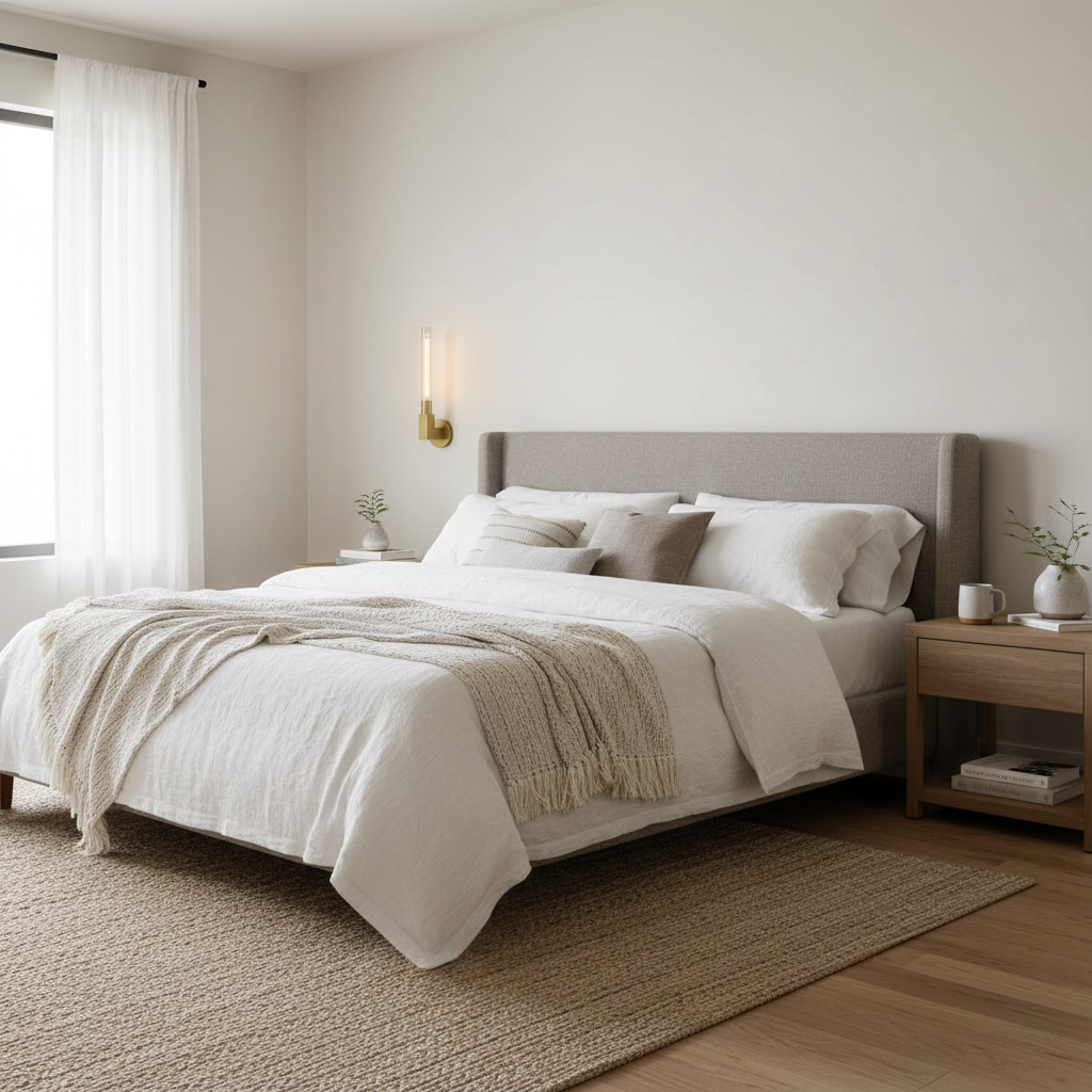 Caneluxe Outdoor Sconce - bedroom Scene