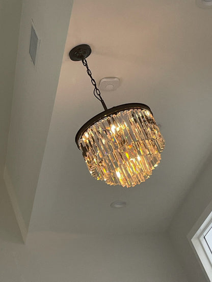 Cylind Vintage Sumptuous Round Chandelier 20"/32"/44"