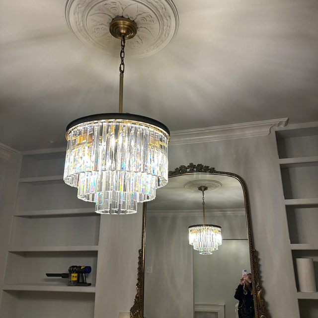 Cylind Vintage Sumptuous Round Chandelier 20"/32"/44"
