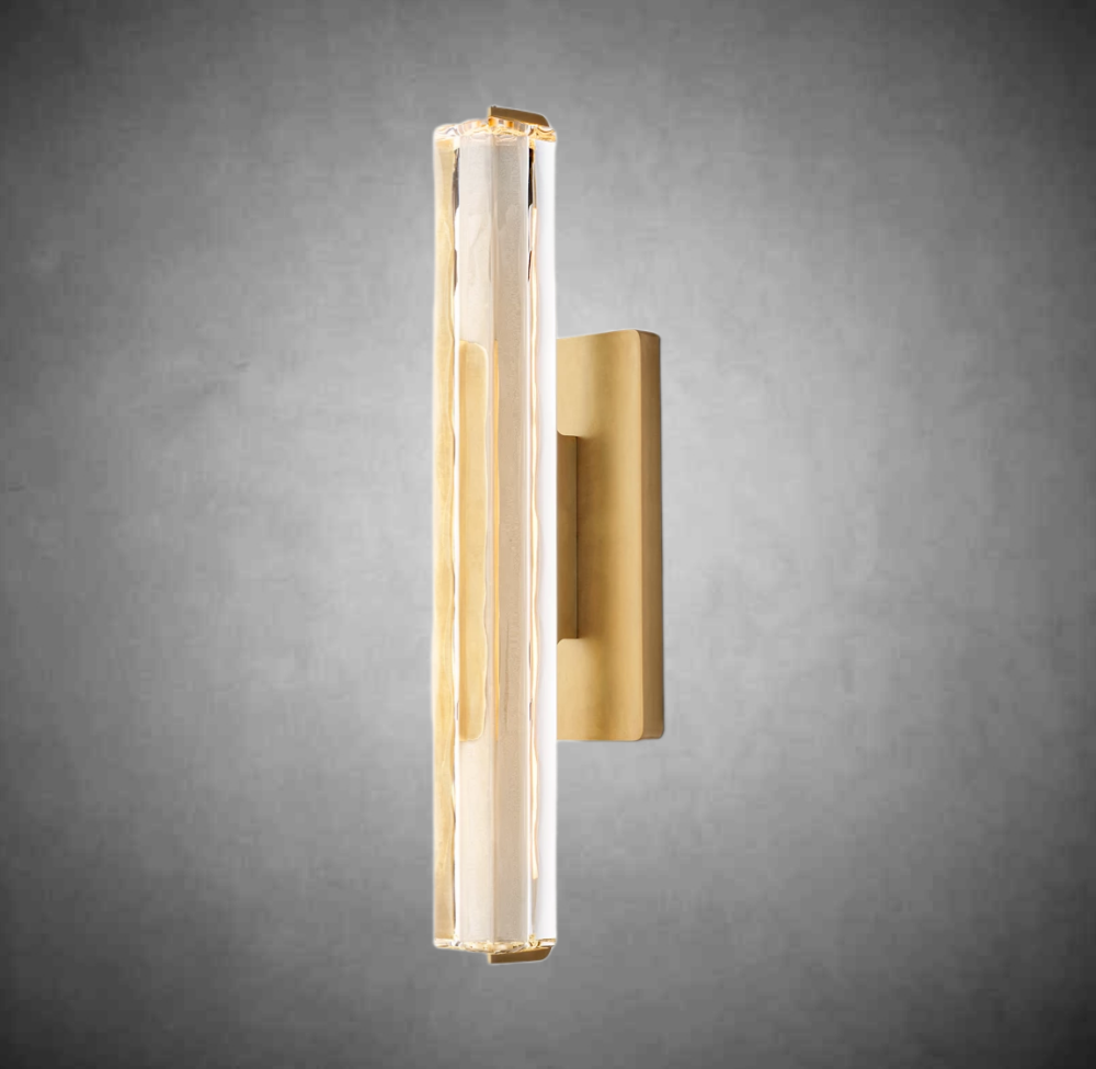Aurivox Crystal Single Sconce