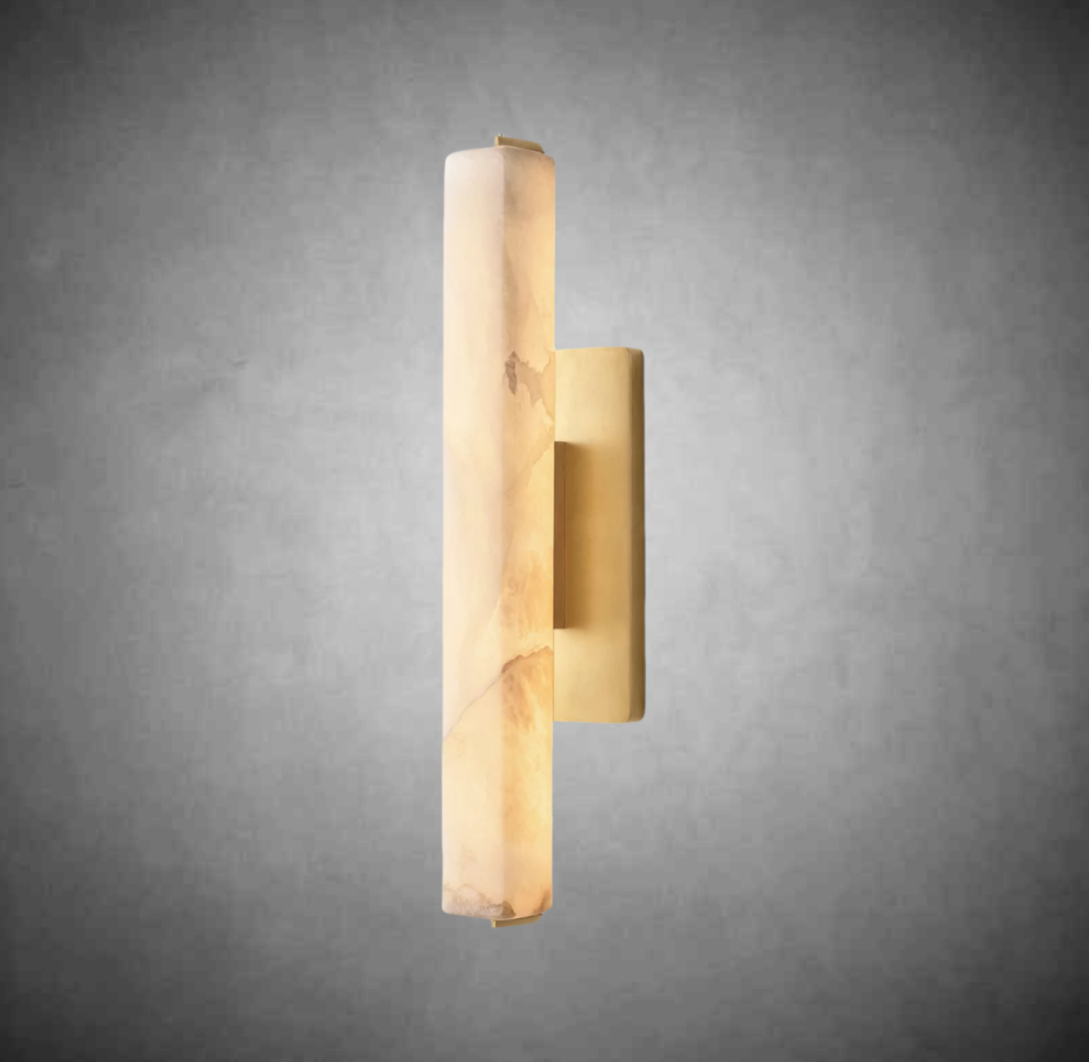 Aurivox Alabaster Single Sconce
